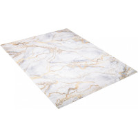 Kusový koberec TOSCANA Alabaster - svetlo šedý/zlatý
