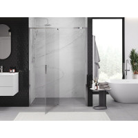 Sprchové dvere MEXEN EXO pivotové - dvojdielne - 135 cm - číre - chrómové - 819-135-000-01-00