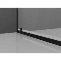 Sprchové dvere MEXEN EXO pivotové 65 cm - číre - čierne - 8181-065-000-70-00