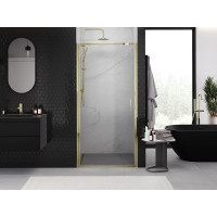 Sprchové dvere MEXEN EXO krídlové 60 cm - číre - zlaté - 817-060-000-50-00