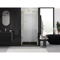 Sprchové dvere MEXEN EXO krídlové 60 cm - číre - zlaté - 817-060-000-50-00