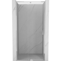 Sprchové dvere MEXEN EXO pivotové - dvojdielne - 125 cm - číre - chrómové - 819-125-000-01-00