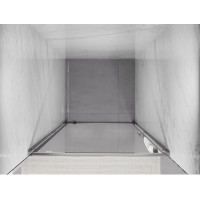 Sprchové dvere MEXEN EXO pivotové 70 cm - číre - chrómové - 8181-070-000-01-00