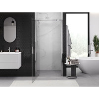 Sprchové dvere MEXEN EXO pivotové 100 cm - číre - chrómové - 8181-100-000-01-00