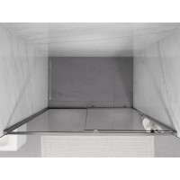Sprchové dvere MEXEN EXO posuvné 130 cm - číre - chrómové - 8151-130-000-01-00