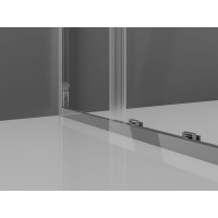 Sprchové dvere MEXEN EXO posuvné 110 cm - číre - chrómové - 8151-110-000-01-00