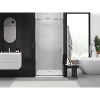 Sprchové dvere MEXEN EXO posuvné 90 cm - číre - chrómové - 8151-090-000-01-00