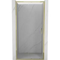 Sprchové dvere MEXEN EXO posuvné 110 cm - číre - zlaté - 8151-110-000-50-00