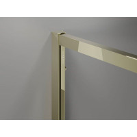 Sprchové dvere MEXEN EXO posuvné 115 cm - číre - zlaté - 8151-115-000-50-00