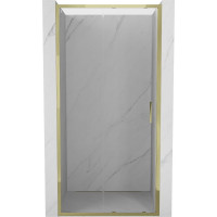 Sprchové dvere MEXEN EXO posuvné 115 cm - číre - zlaté - 8151-115-000-50-00
