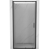 Sprchové dvere MEXEN EXO posuvné 90 cm - číre - čierne - 8151-090-000-70-00