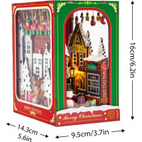 2Kids Toys Zarážka na knihy Biele Vianoce