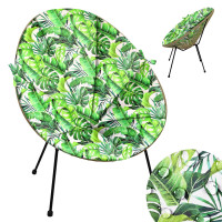 Vodeodolný podsedák do záhradného kresla ACAPULCO 91x72 cm - Jungle