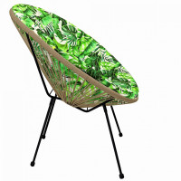 Vodeodolný podsedák do záhradného kresla ACAPULCO 91x72 cm - Jungle