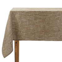 Obrus LOOM 140x260 cm - hnedý