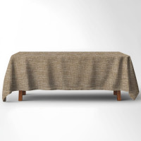 Obrus LOOM 140x260 cm - hnedý