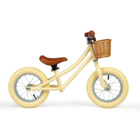 Bigjigs Toys Balančné odrážadlo krémové