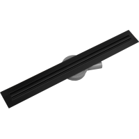 Sprchový žľab MAXMAX Mexen FLAT 360 SLIM - čierny, 1741100, 100cm