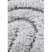 Kusový koberec New York 106205 Light Grey kruh