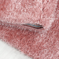Kusový koberec Brilliant Shaggy 4200 Rose, 60x110 cm