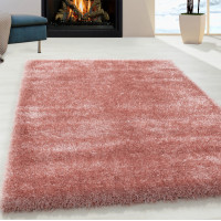 Kusový koberec Brilliant Shaggy 4200 Rose, 60x110 cm