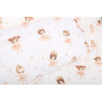 Detské bavlnené obliečky do postieľky 120x90 cm BABYMAM PREMIUM - Malé baletky