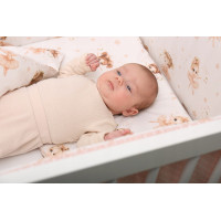 Detské bavlnené obliečky do postieľky 120x90 cm BABYMAM PREMIUM - Malé baletky