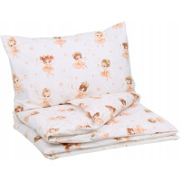 Detské bavlnené obliečky do postieľky 120x90 cm BABYMAM PREMIUM - Malé baletky