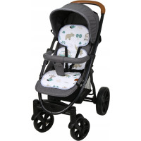 Vložka proti poteniu BABYMAM SUPER AIR 3D do autosedačky/kočíka - Na safari