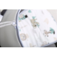 Vložka proti poteniu BABYMAM SUPER AIR 3D do autosedačky/kočíka - Na safari