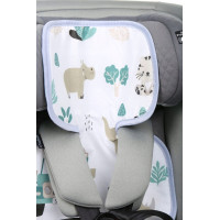 Vložka proti poteniu BABYMAM SUPER AIR 3D do autosedačky/kočíka - Na safari
