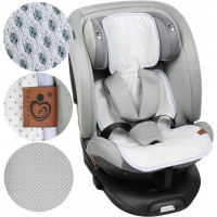 Vložka proti poteniu BABYMAM SUPER AIR 3D do autosedačky/kočíka - Šedé bodky na šedej