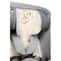 Vložka proti poteniu BABYMAM SUPER AIR 3D do autosedačky/kočíka - Žirafa