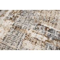 Kusový koberec HERA Pattern - hnedý/krémový