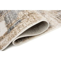 Kusový koberec HERA Pattern - hnedý/krémový