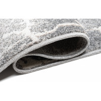 Kusový koberec LYDIA Marble - tmavě šedý/béžový