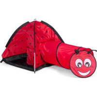 ECOTOYS Detský stan s vchodovým tunelom Lienka