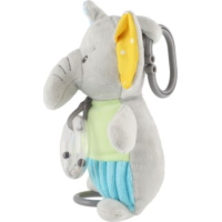 TEDDIES Naťahovací hrací strojček plyšový Slon