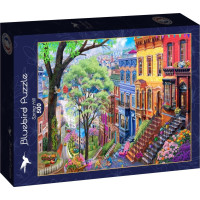 BLUEBIRD Puzzle Jarné mesto 500 dielikov