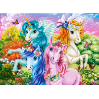 CASTORLAND Puzzle Jednorožci 70 dielikov