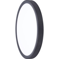 Solight LED osvetlenie s diaľkovým ovládačom Estela Black, 60W, 4500lm, 50cm, zmena chromatickosti, stmievateľné