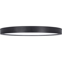 Solight LED osvetlenie s diaľkovým ovládačom Estela Black, 60W, 4500lm, 50cm, zmena chromatickosti, stmievateľné
