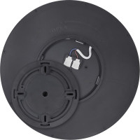 Solight LED osvetlenie s diaľkovým ovládačom Estela Black, 60W, 4500lm, 50cm, zmena chromatickosti, stmievateľné
