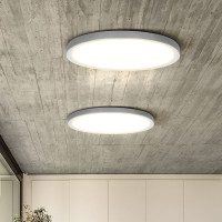 Solight LED osvetlenie s diaľkovým ovládačom Estela White, 60W, 4500lm, 50cm, zmena chromatickosti, stmievateľné