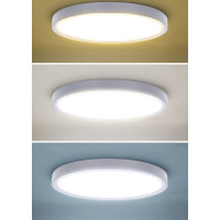 Solight LED osvetlenie s diaľkovým ovládačom Estela White, 60W, 4500lm, 50cm, zmena chromatickosti, stmievateľné