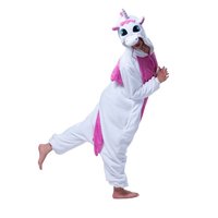 Overal KIGURUMI - jednorožec ružovobiely