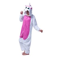 Overal KIGURUMI - jednorožec ružovobiely