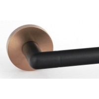 Sapho LARISSA držiak uterákov 300mm, čierna/meď mat WS009BC