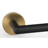 Sapho LARISSA držiak uterákov 300mm, čierna / zlato mat WS009BG