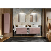Kúpeľňová závesná skrinka pod umývadlo ICON - rose - 60 cm